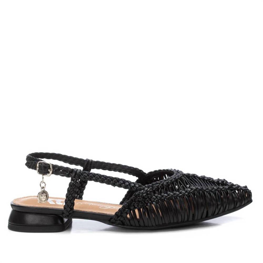 NEW XTI women's flat shoes in black